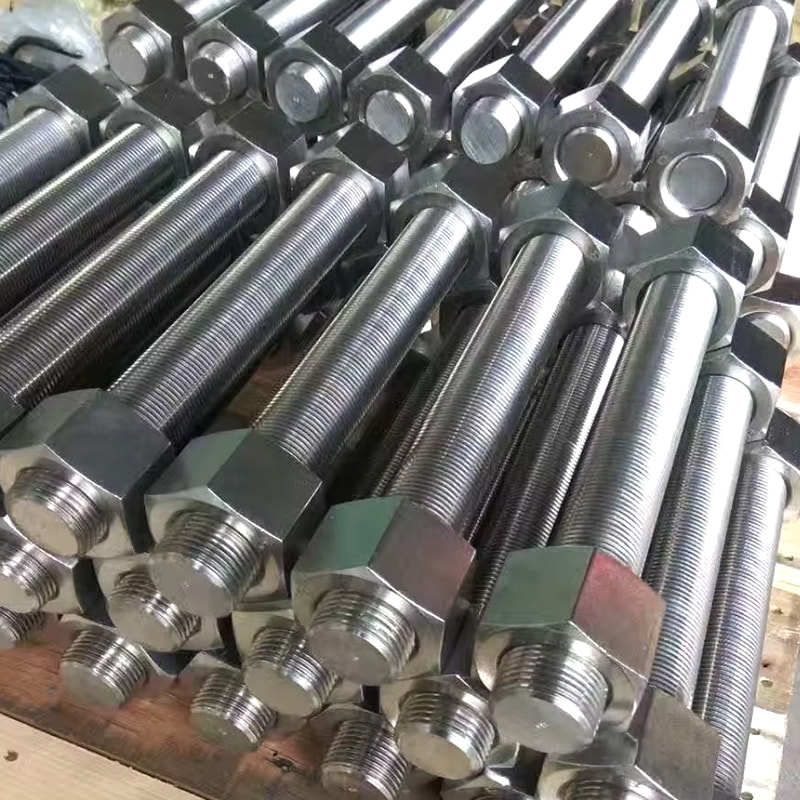 M27 * 300 PTFE Blue / Dacromet Coated ASTM A320 L7 Plene Threaded rods M27 * 300 PTFE Blue / Dacromet Coated ASTM A320 L7 Plene Threaded rods