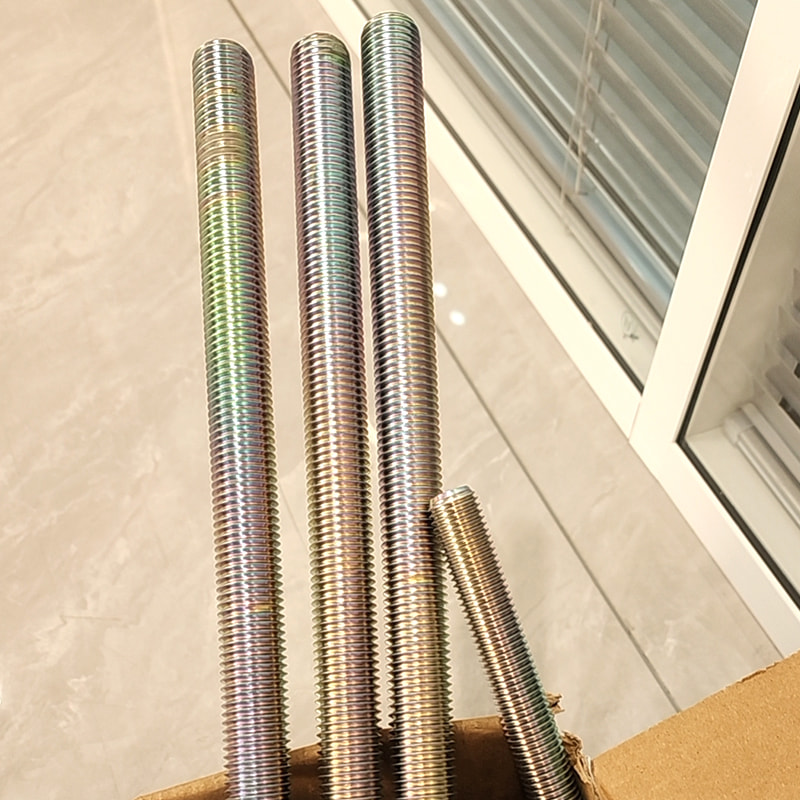 M16 * CCC Carbon Steel Grade 8.8 PTFE Blue Coated plene Threaded Bullae