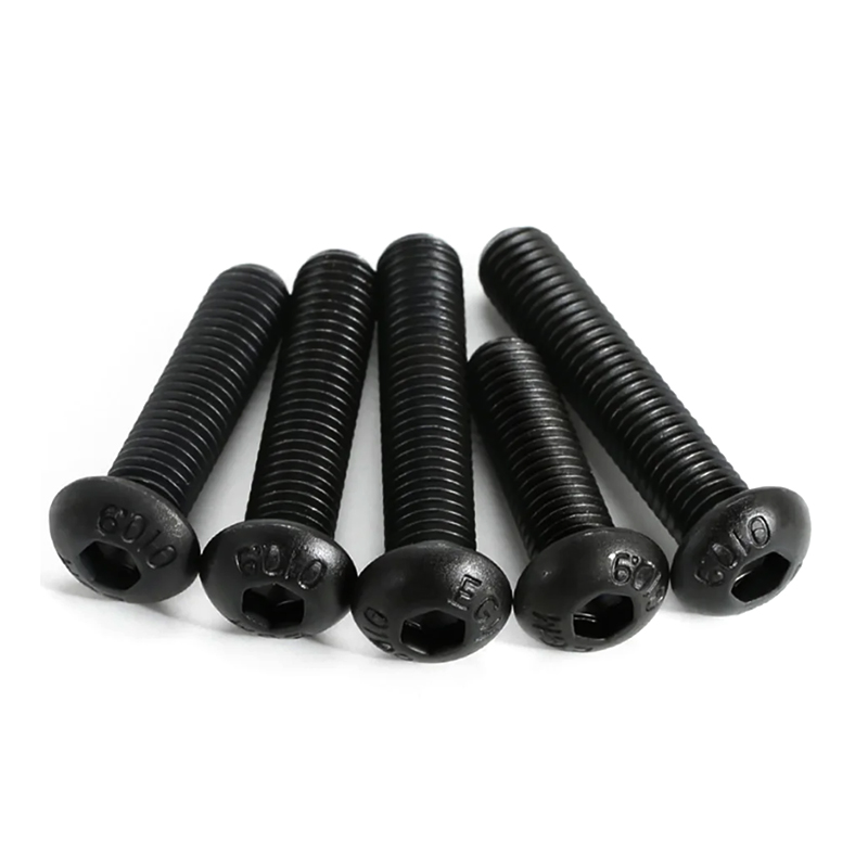 M6 * C Alloy Steel Black Phosphate Coated Button Cochleas