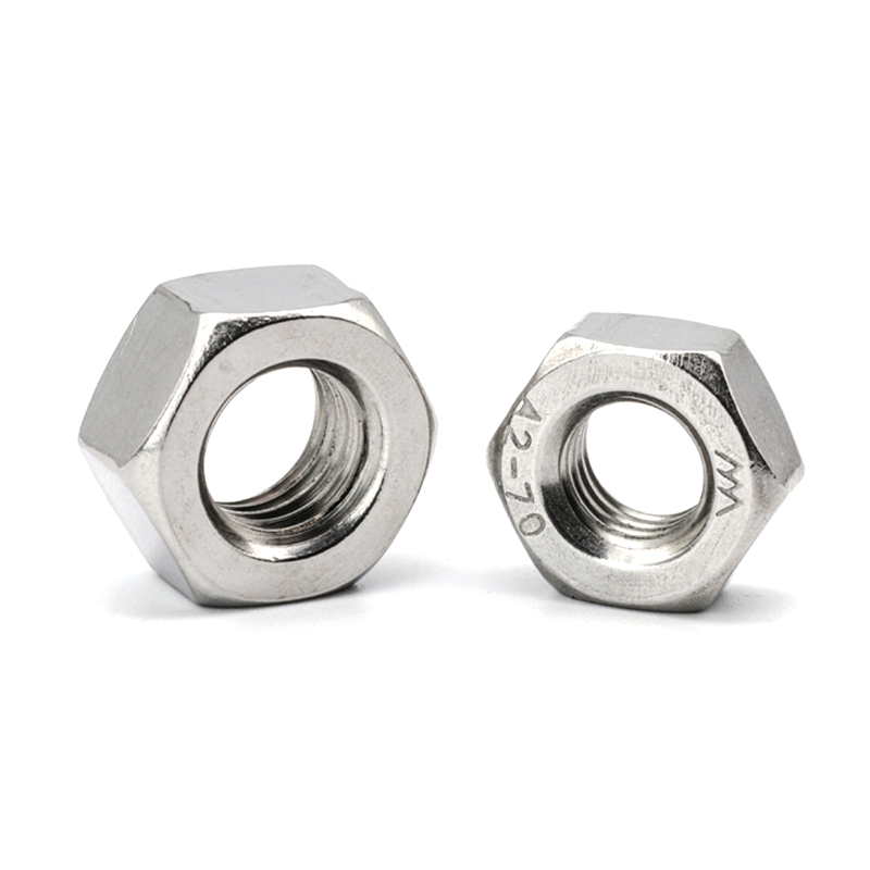 DIN934 M1.2 Steel 304 Hex Nuts