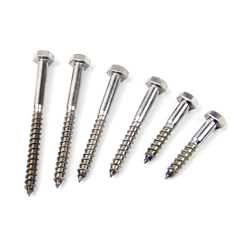 ST5 * 35 Steel 304 Hexagonal Wood Cochleas ST5 * 35 Steel 304 Hexagonal Wood Cochleas