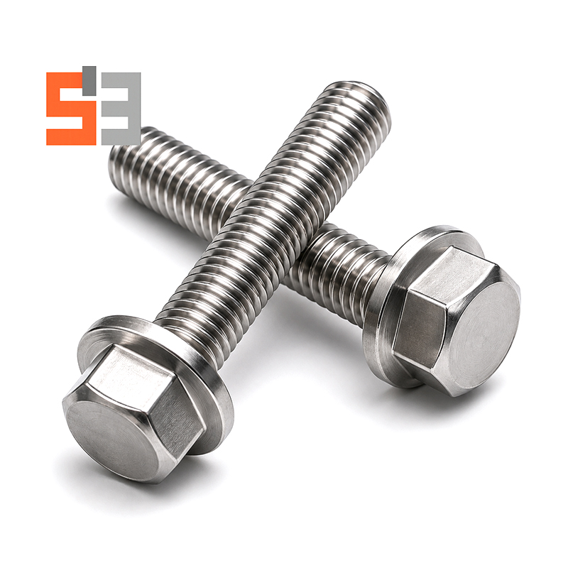 Steel 304 DIN 6921 Hex Flange Bolt Steel 304 DIN 6921 Hex Flange Bolt