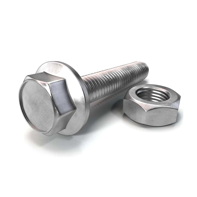 Steel 304 DIN 6921 Hex Flange Bolt Steel 304 DIN 6921 Hex Flange Bolt