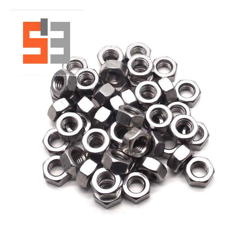 Black Hot Dip Galvanized Gravis Hex Nuces