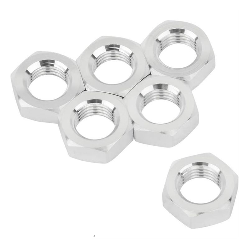 Steel 304 Hex Jam Nuts